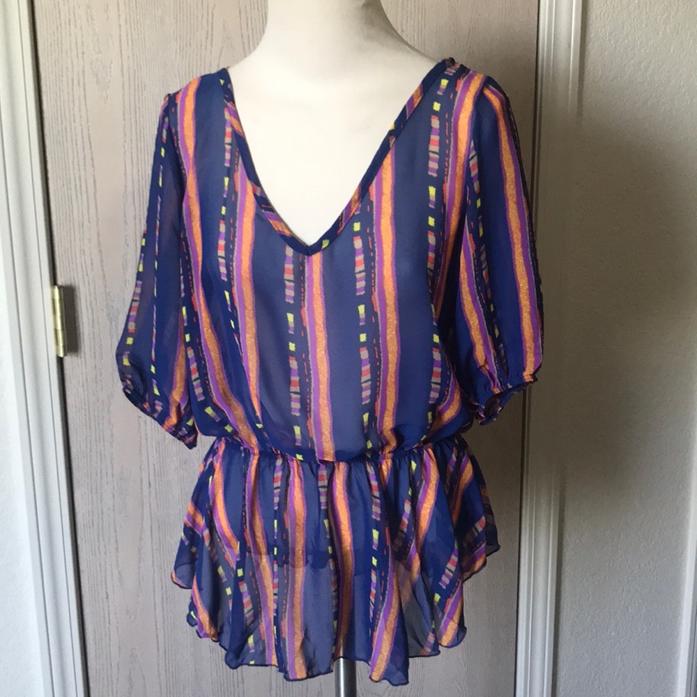 Semi Sheer Multi Top